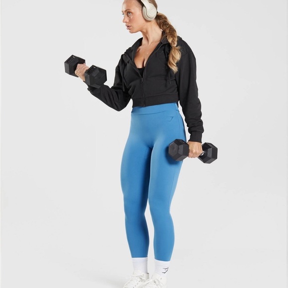 Gymshark Power Blue Leggings Medium - Picture 5 of 7